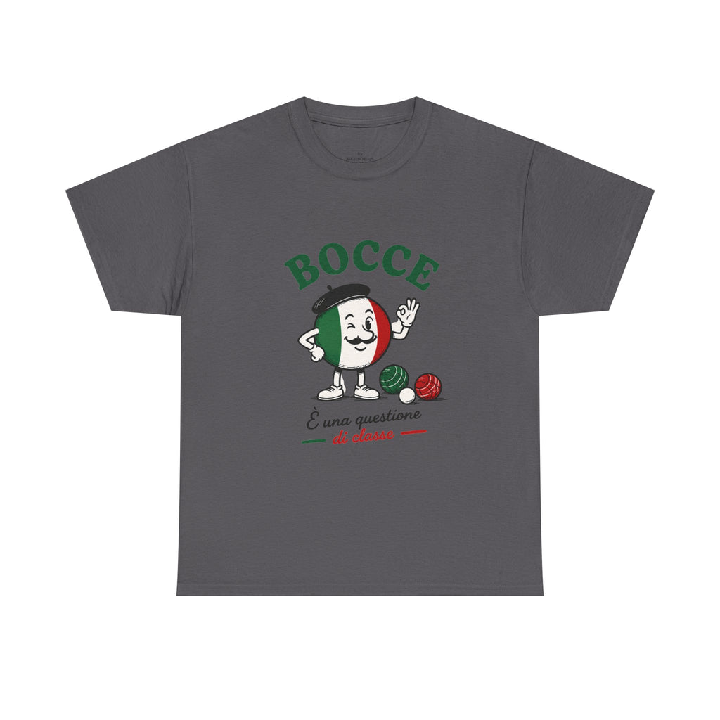 Bocce Italian Flag Character Tee | bocce ball graphic, Italiano sports shirt