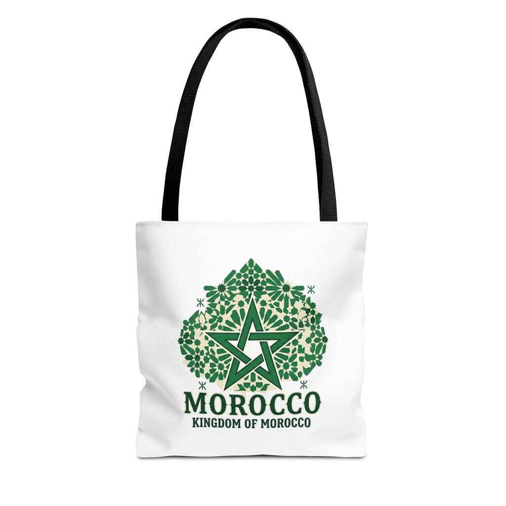 Morocco Star Emblem Tote Bag | Kingdom of Morocco Graphic Tote