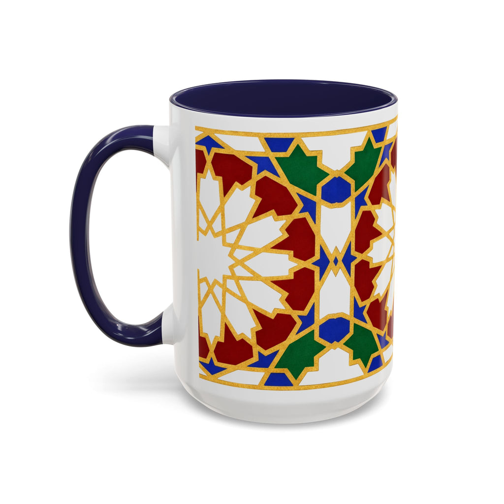 Geometric Moroccan Tile Mug | Accent Coffee Mug