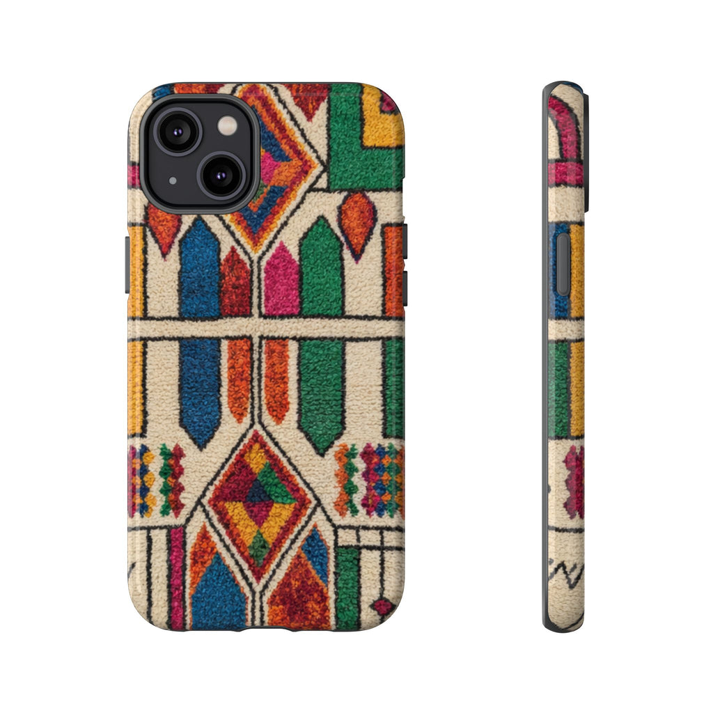 Colorful Moroccan Berber Pattern Phone Case | Tough Cases