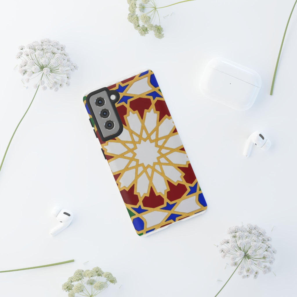 Geometric Moroccan Pattern Tough Case | Colorful Mosaic Phone Cover