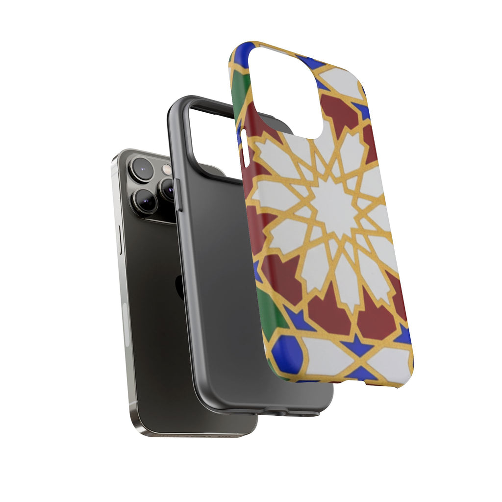 Geometric Moroccan Pattern Tough Case | Colorful Mosaic Phone Cover