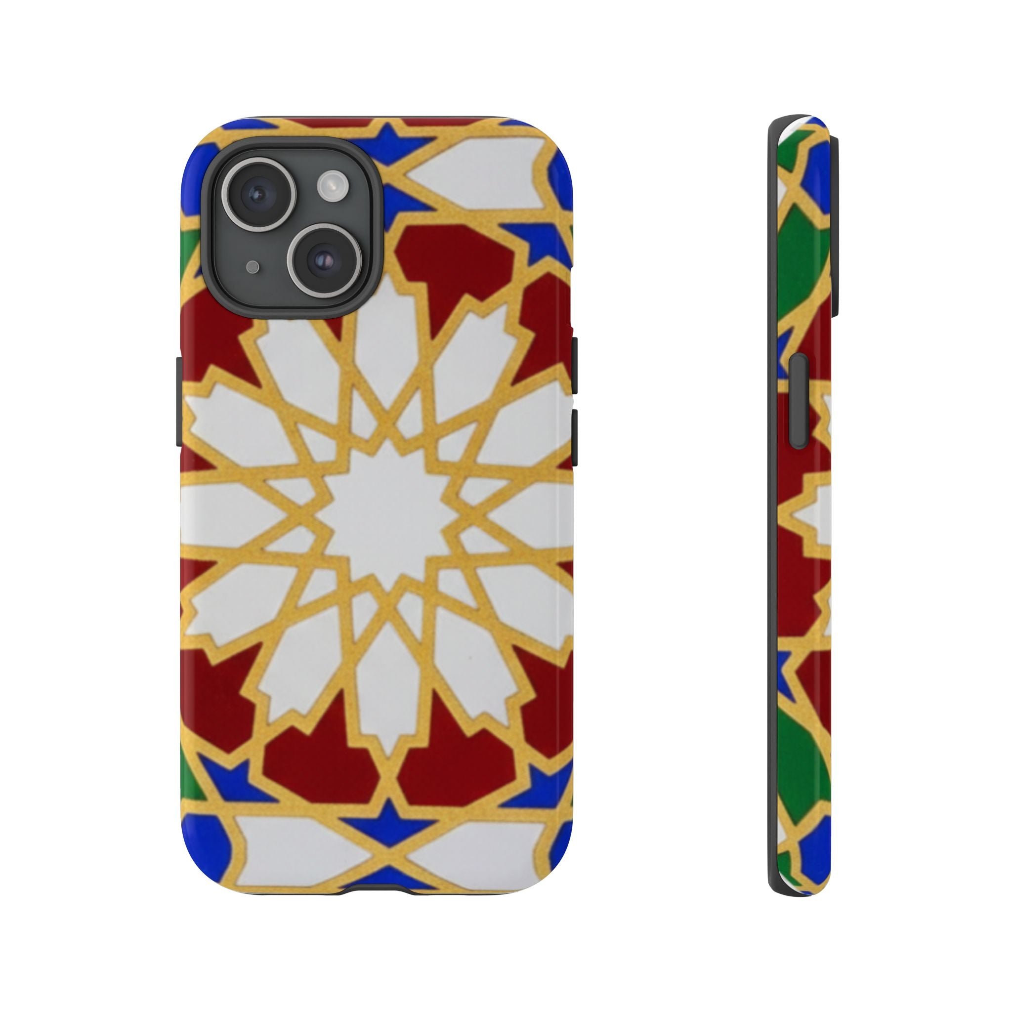Geometric Moroccan Pattern Tough Case | Colorful Mosaic Phone Cover