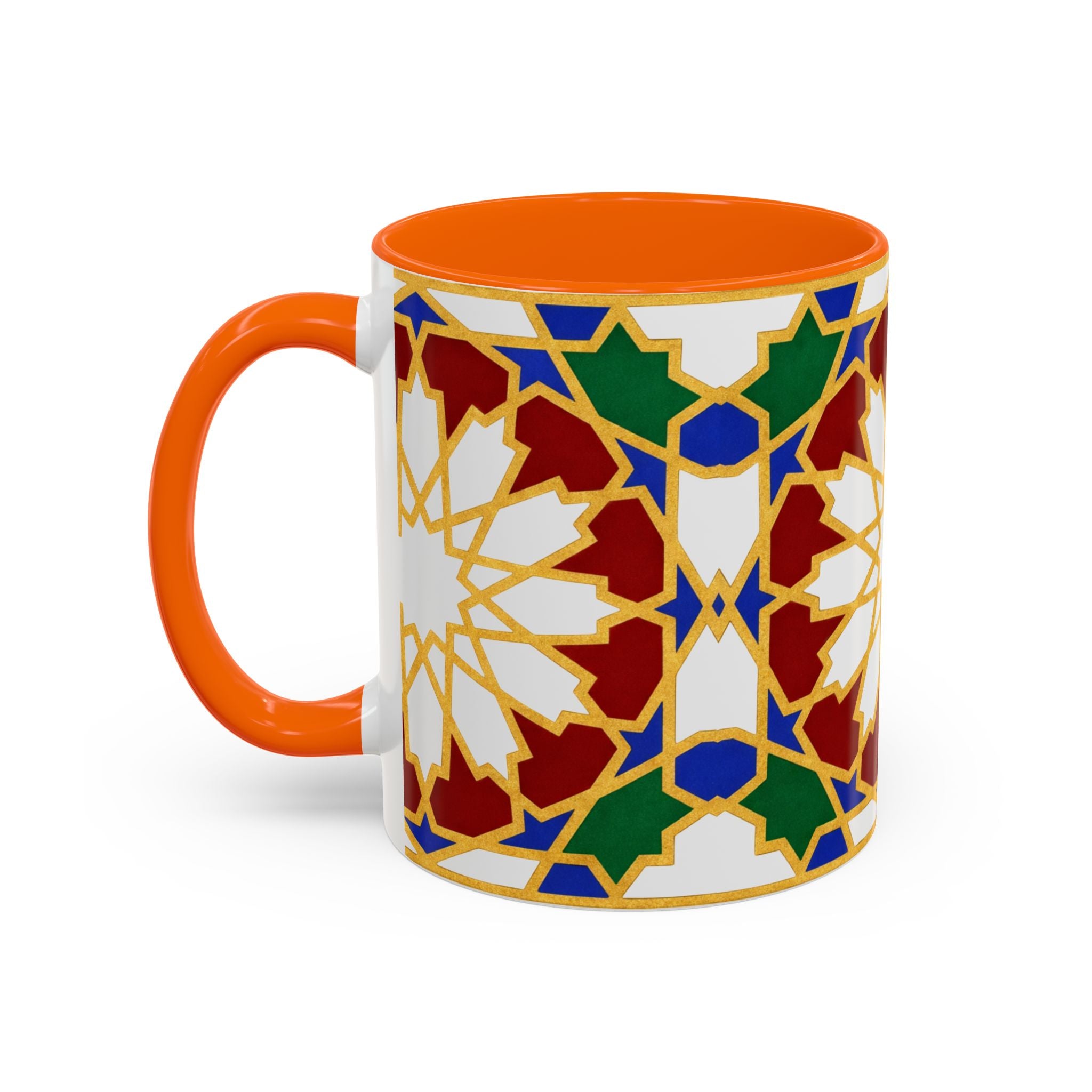 Geometric Moroccan Tile Mug | Accent Coffee Mug