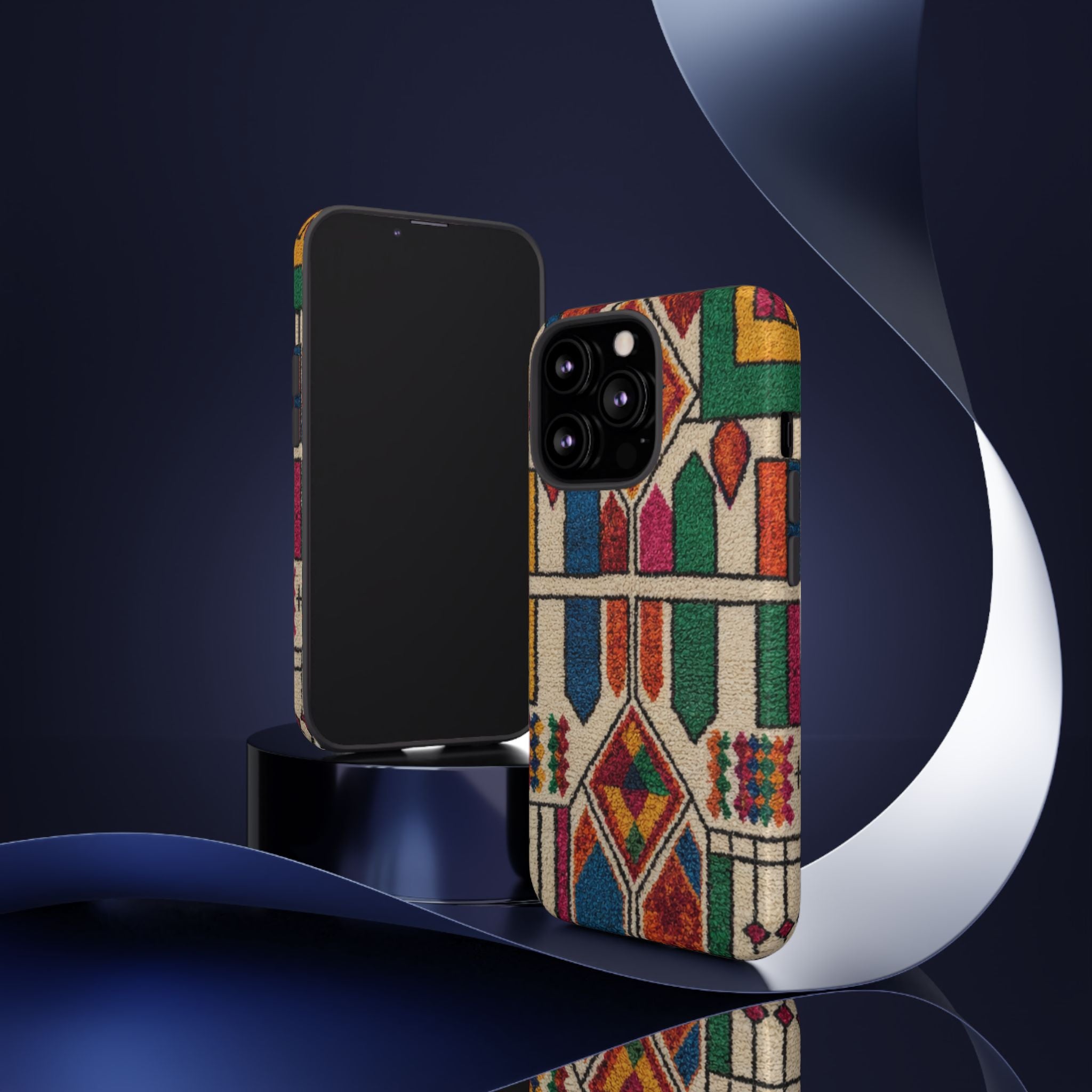 Colorful Moroccan Berber Pattern Phone Case | Tough Cases