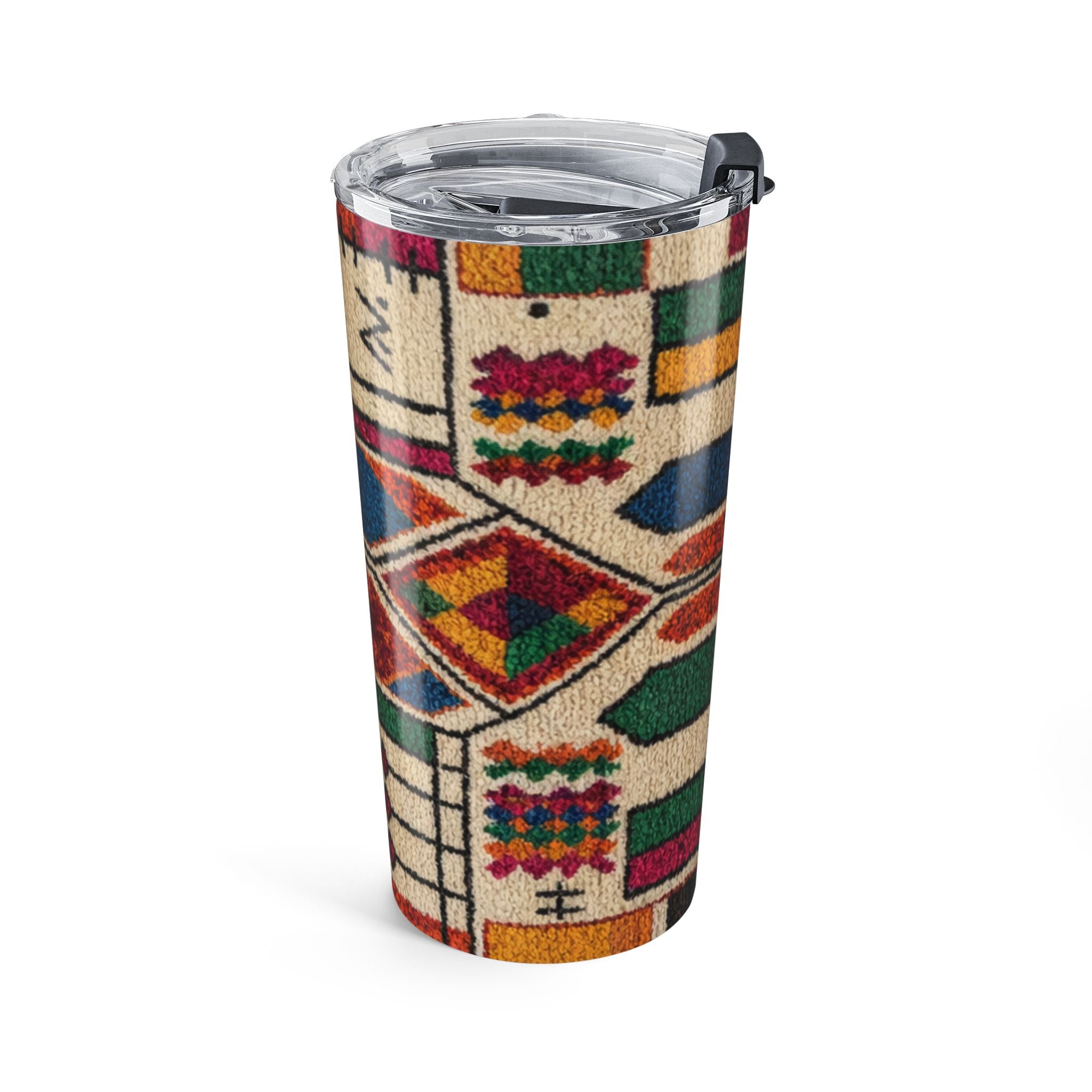 Southwestern Pattern Tumbler 20oz | Aztec Navajo Geometric Travel Cup