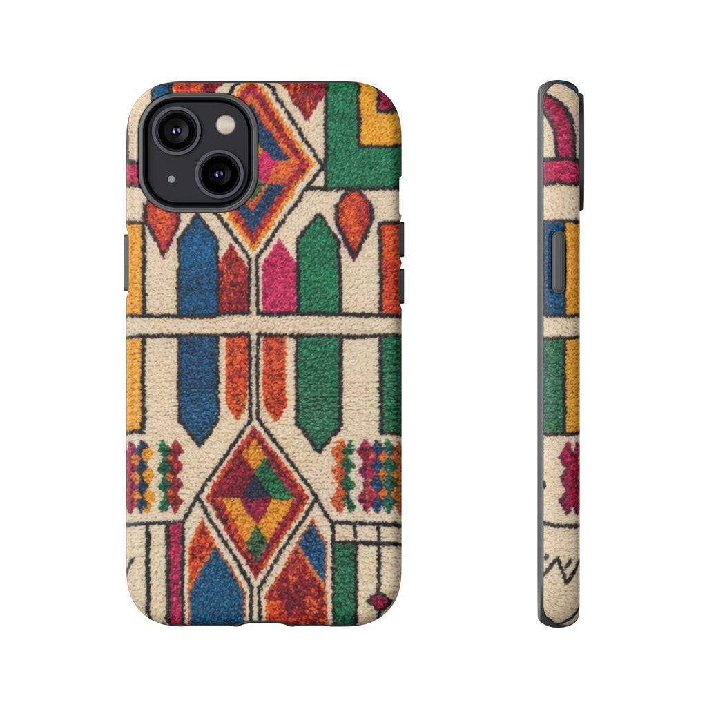 Colorful Moroccan Berber Pattern Phone Case | Tough Cases
