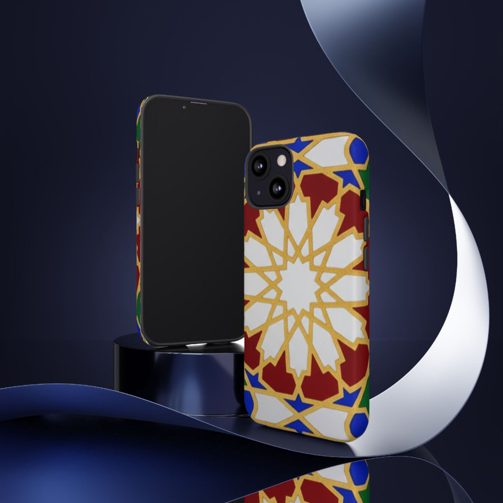 Geometric Moroccan Pattern Tough Case | Colorful Mosaic Phone Cover