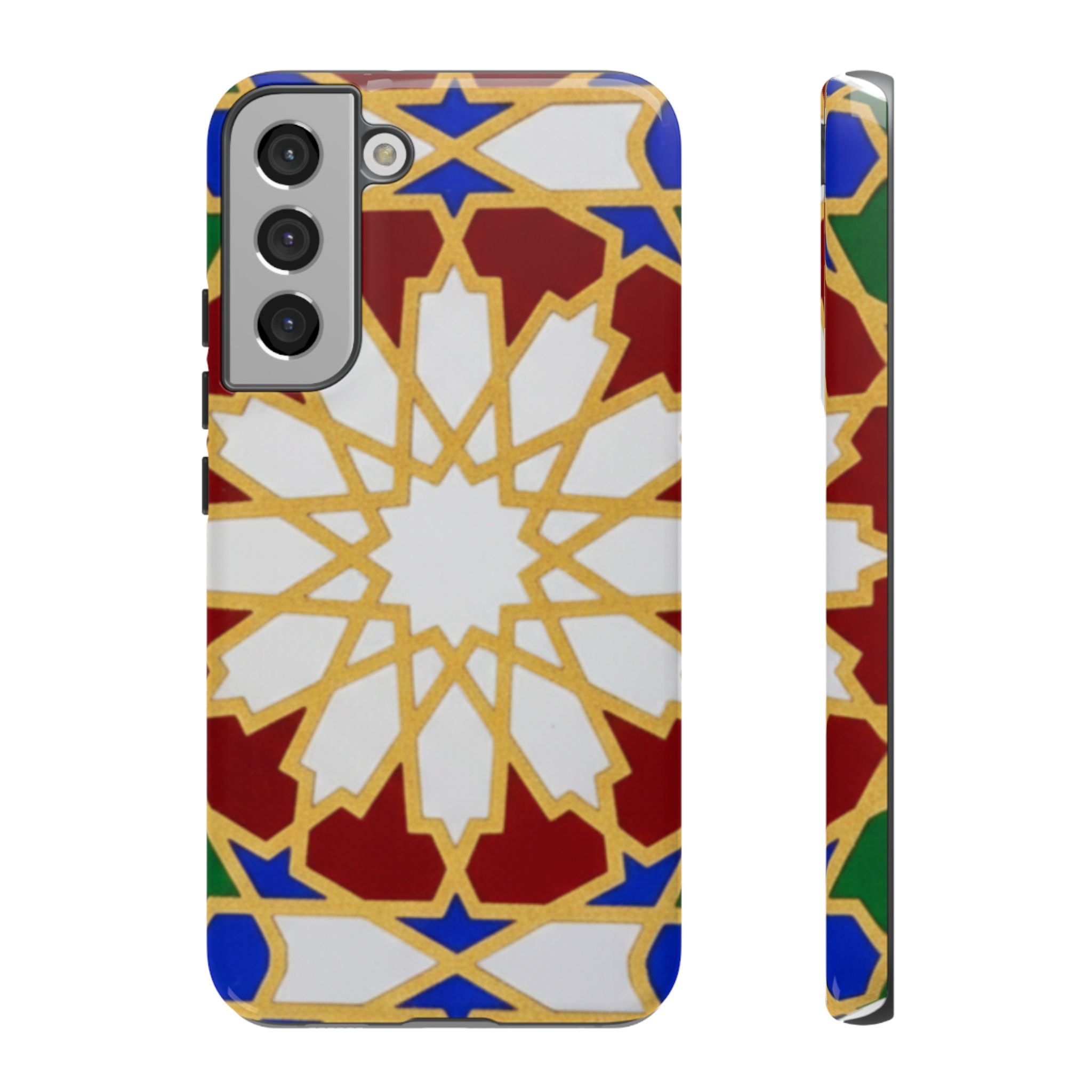 Geometric Moroccan Pattern Tough Case | Colorful Mosaic Phone Cover