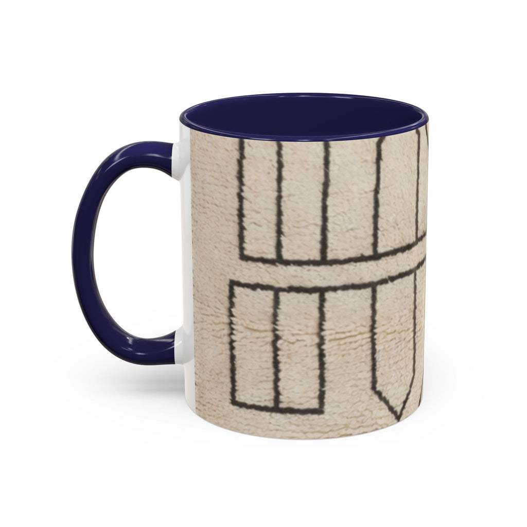Neutral Geometric Pattern Mug | Accent Coffee Mug 11oz 15oz