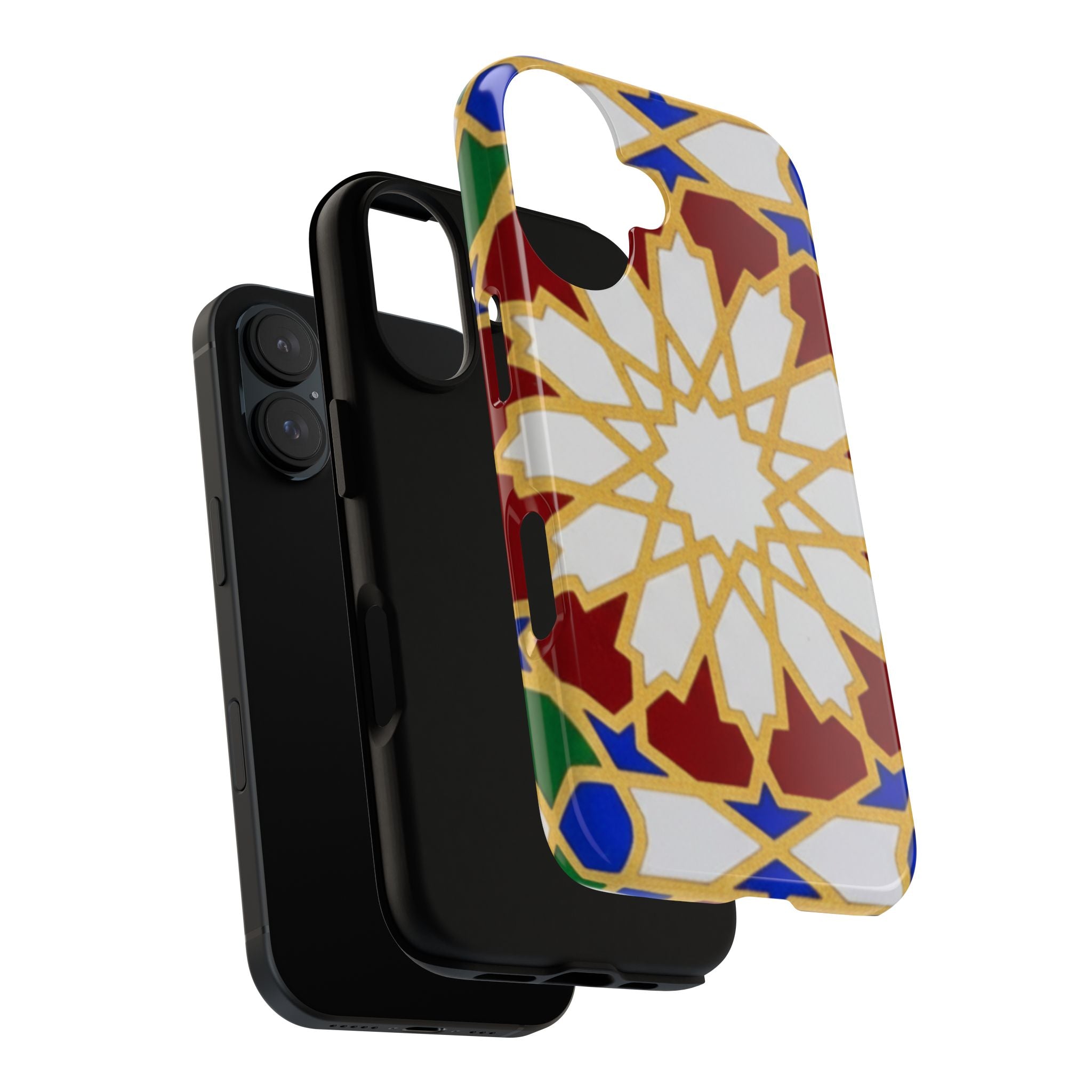Geometric Moroccan Pattern Tough Case | Colorful Mosaic Phone Cover