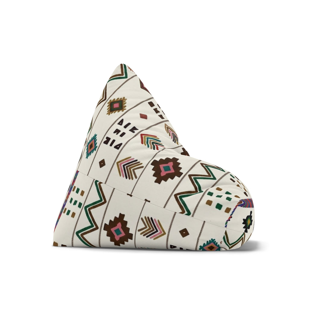 Southwestern Aztec Pattern Bean Bag Chair Cover | Geometric Tribal Print
