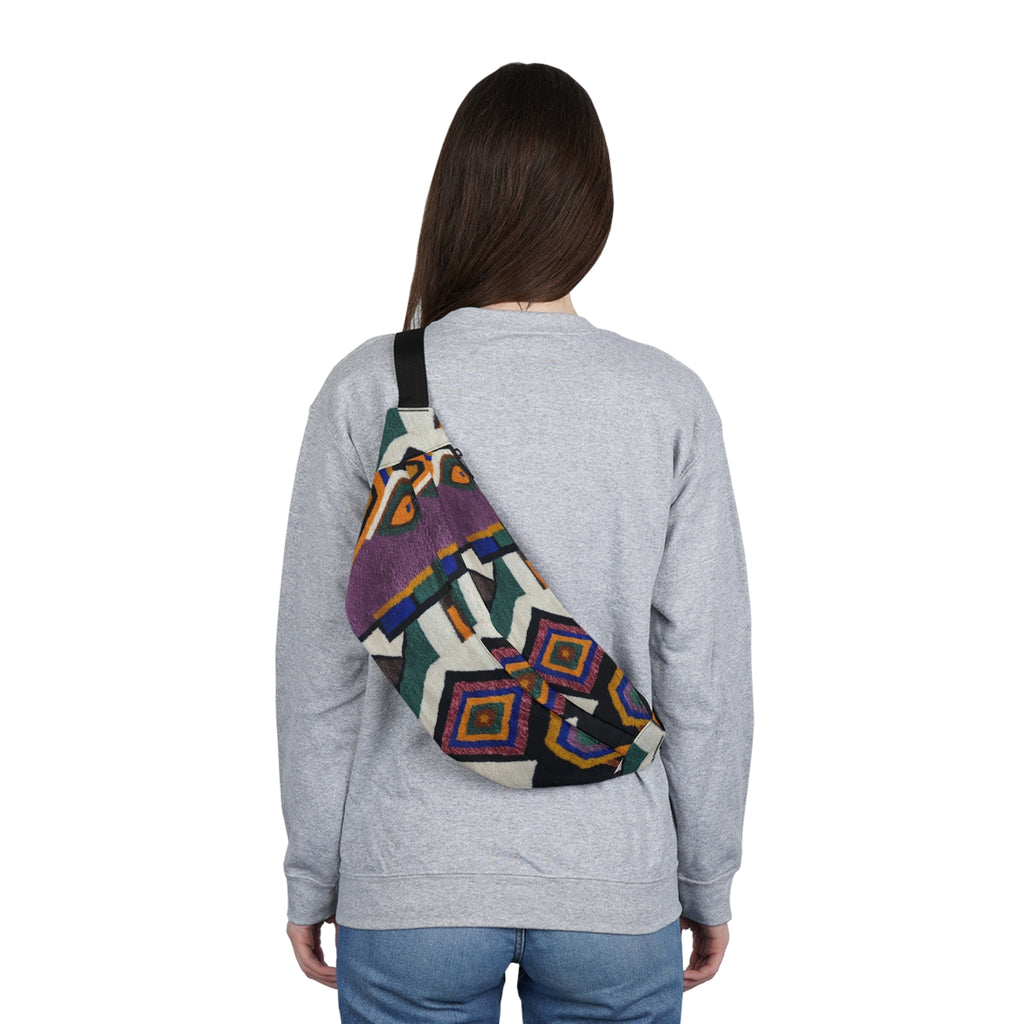 Southwestern Geometric Pattern Fanny Pack | Aztec Waist Bag