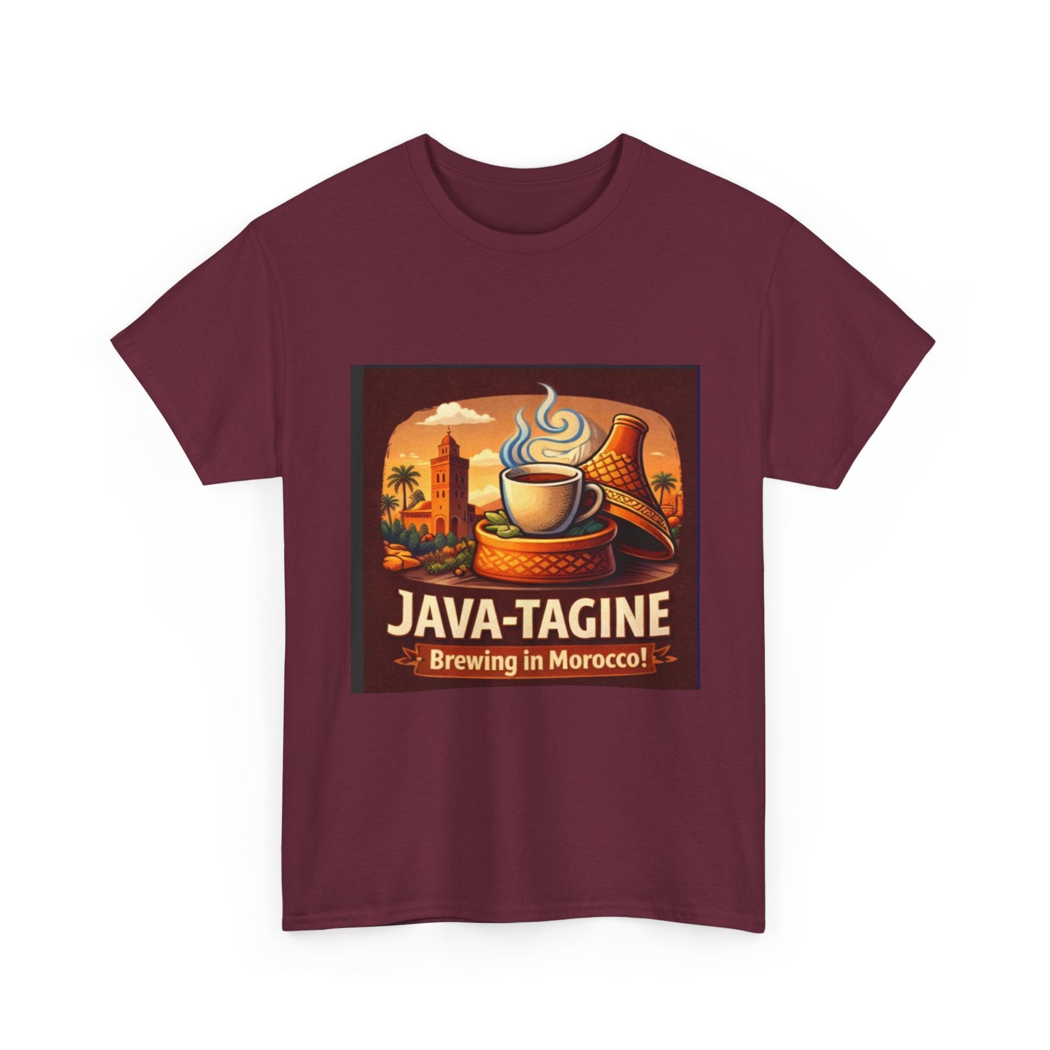 Java-Tagine Marrakech Graphic Tee | Moroccan Travel Tshirt
