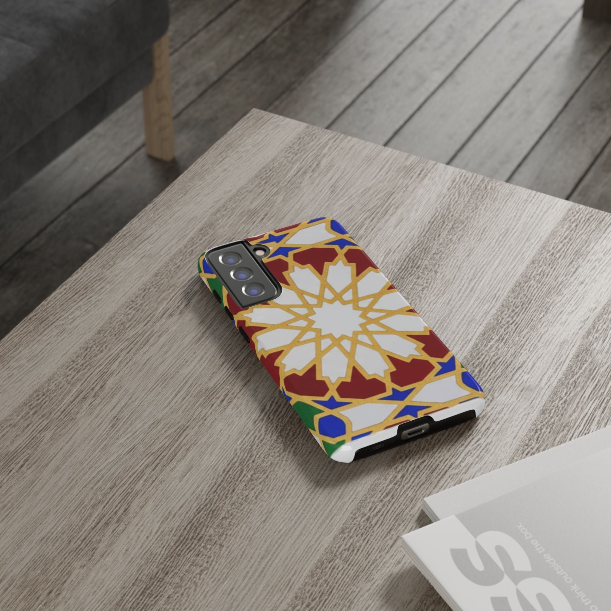 Geometric Moroccan Pattern Tough Case | Colorful Mosaic Phone Cover