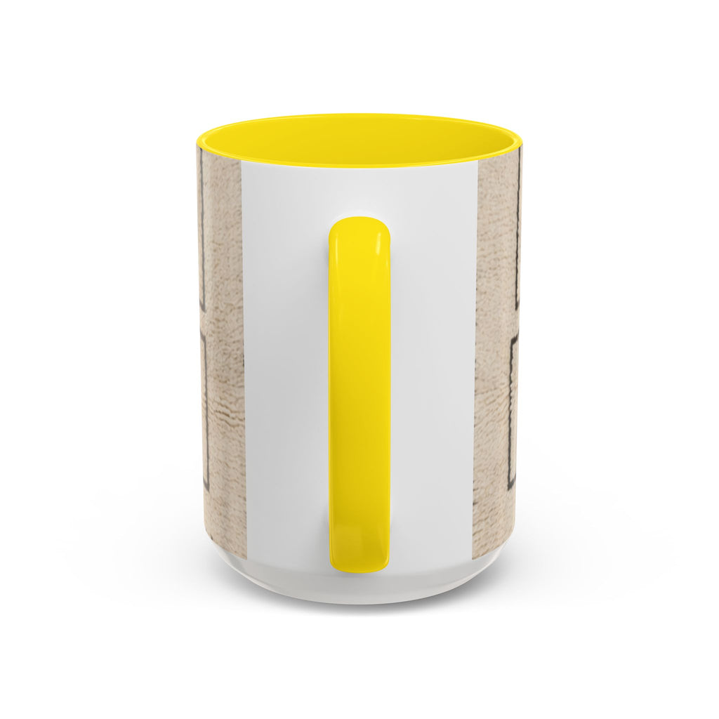 Neutral Geometric Pattern Mug | Accent Coffee Mug 11oz 15oz