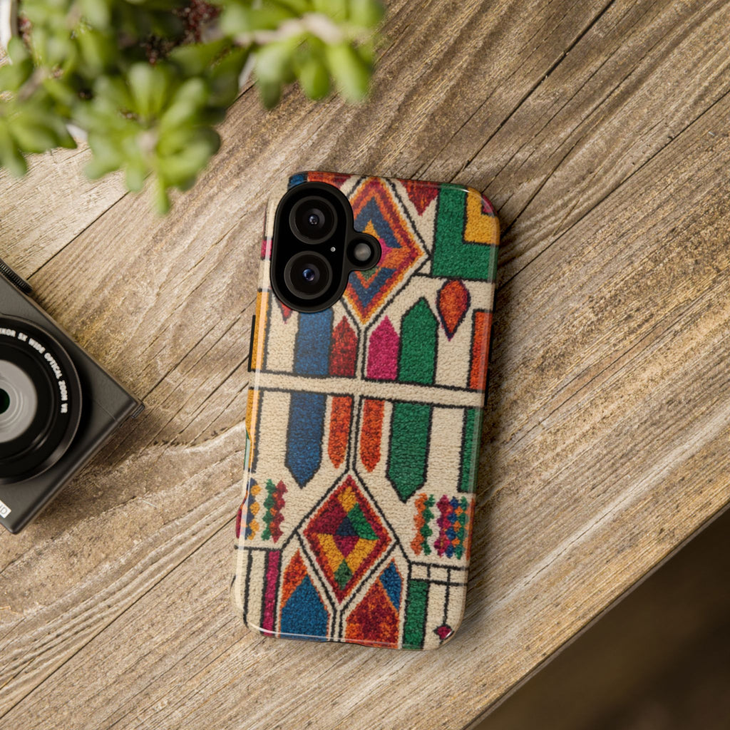 Colorful Moroccan Berber Pattern Phone Case | Tough Cases