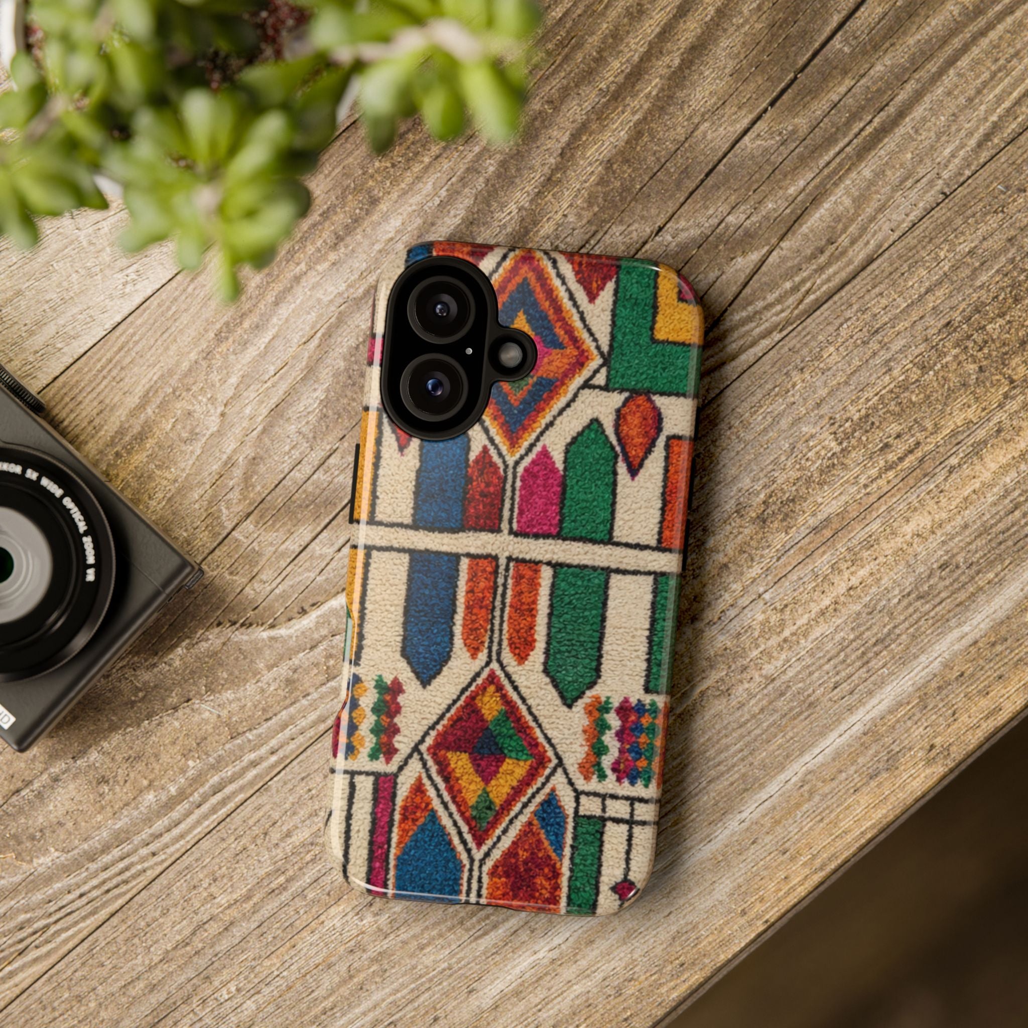 Colorful Moroccan Berber Pattern Phone Case | Tough Cases