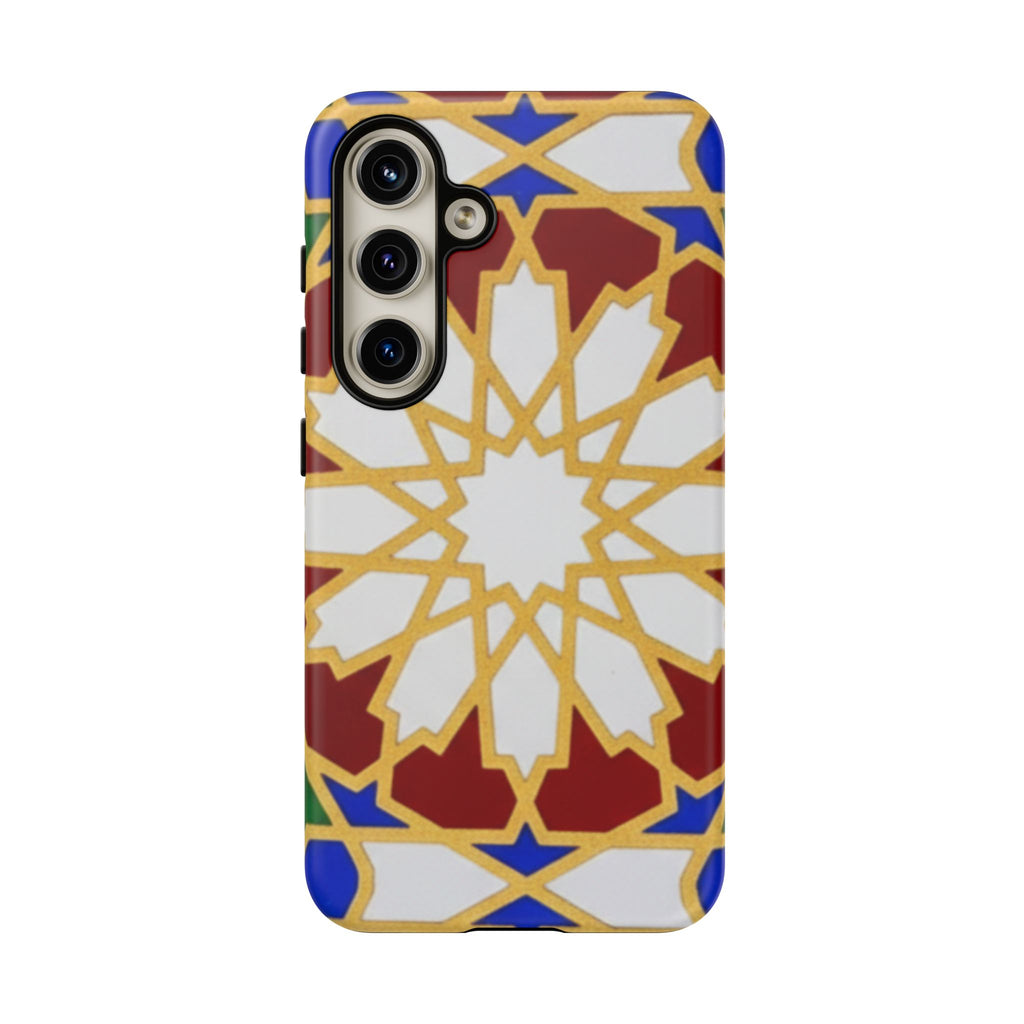 Geometric Moroccan Pattern Tough Case | Colorful Mosaic Phone Cover