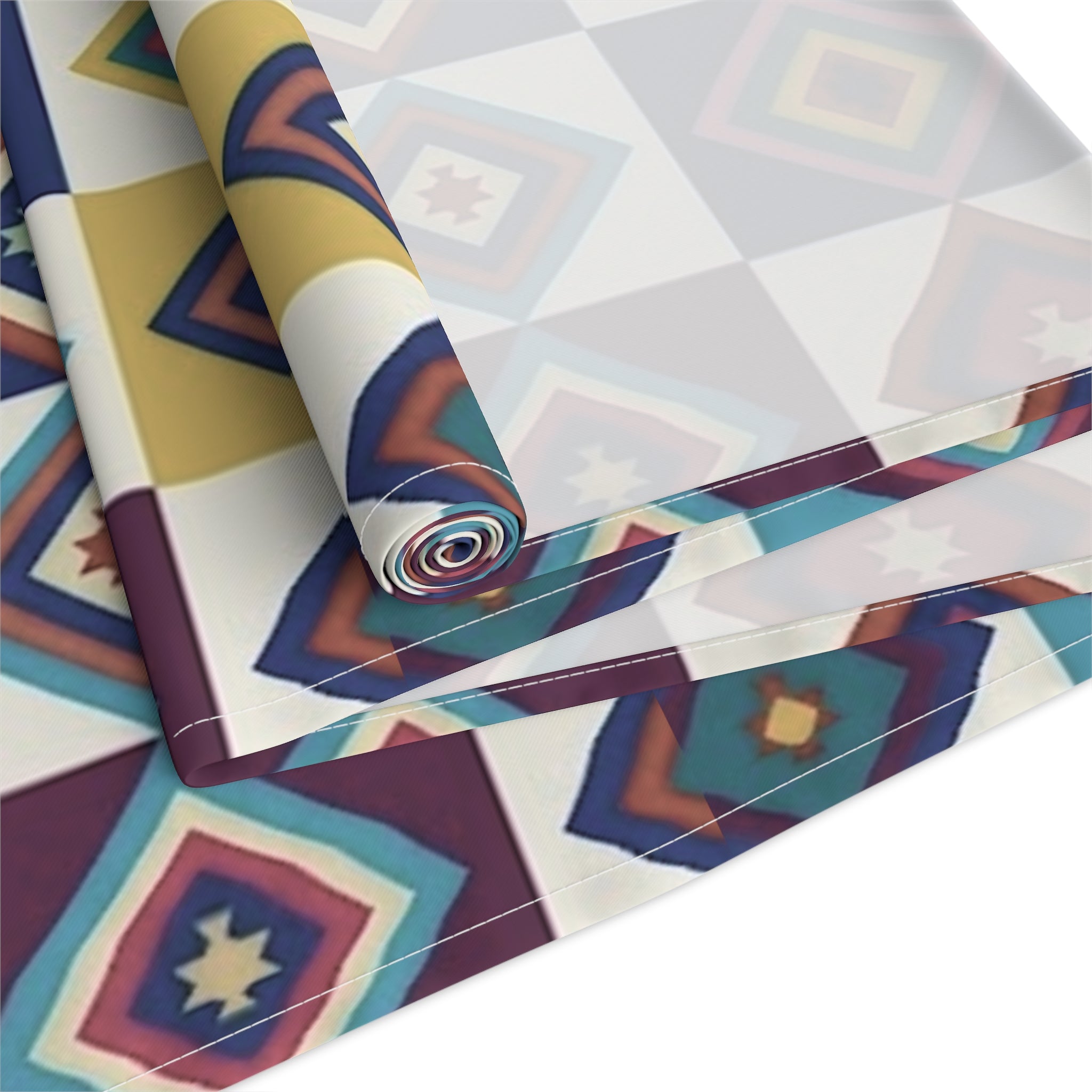 Southwestern Diamond Table Runner | Cotton Blue table runner