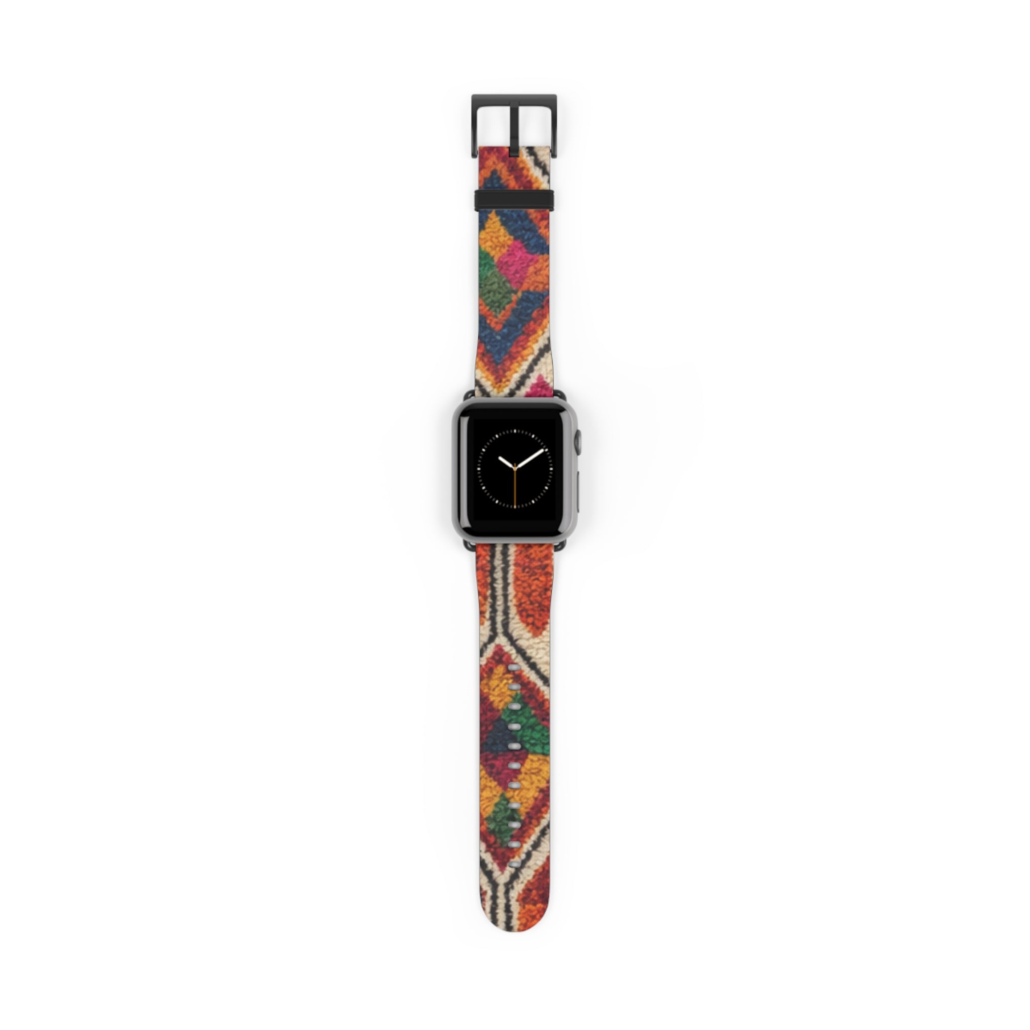 Boho Kilim Pattern Watch Band | Colorful Moroccan Berber Strap
