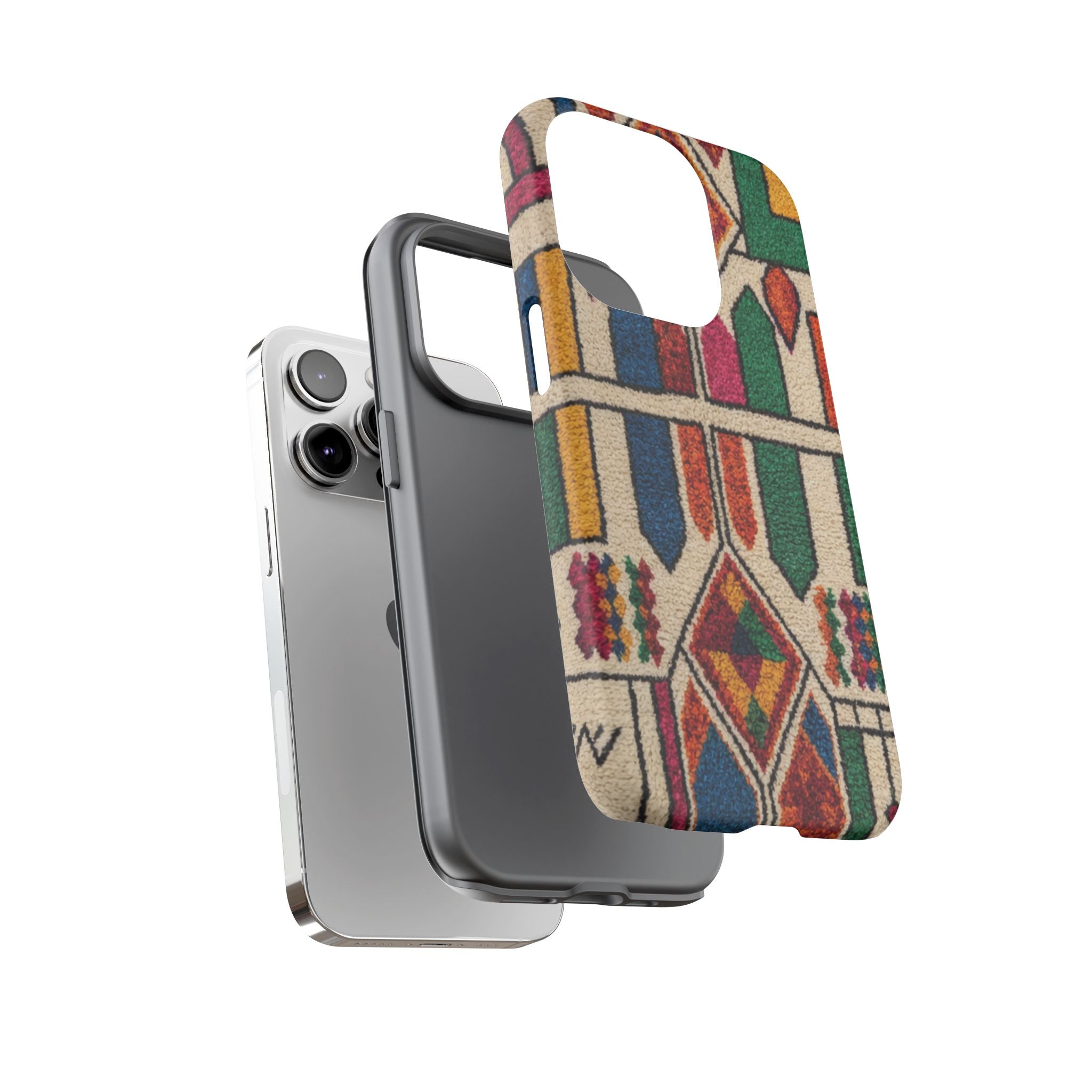 Colorful Moroccan Berber Pattern Phone Case | Tough Cases