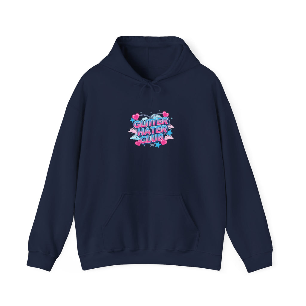 Snarky Neon Heart Airbrush Hoodie | Y2K graffiti, barbiecore sarcasm