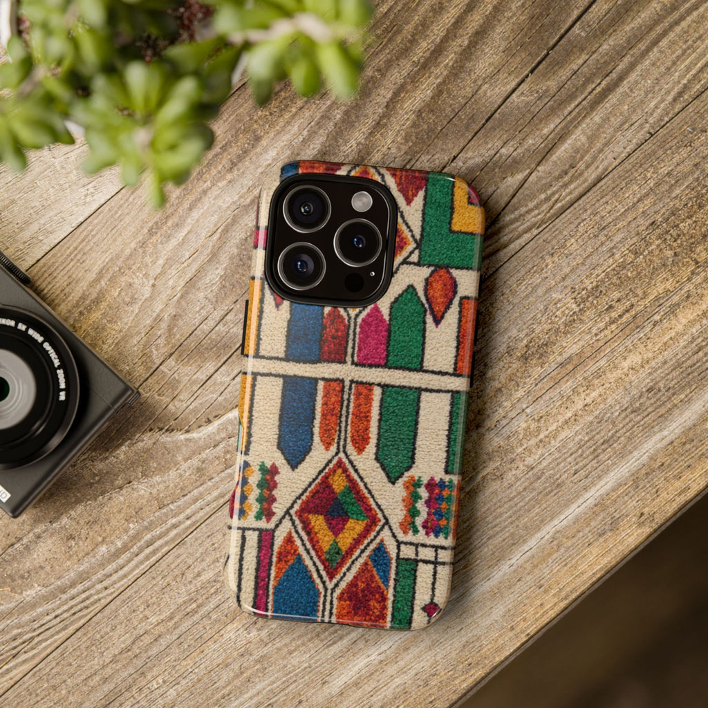 Colorful Moroccan Berber Pattern Phone Case | Tough Cases