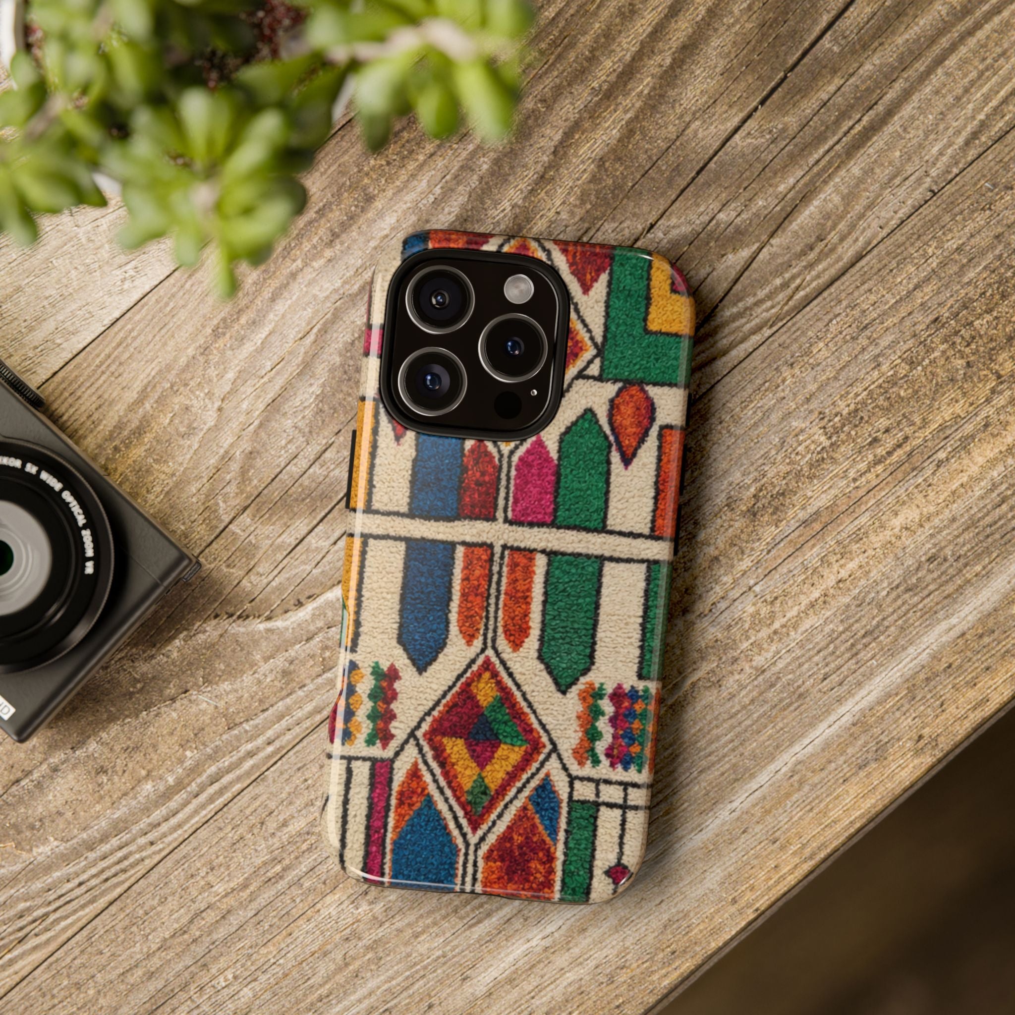 Colorful Moroccan Berber Pattern Phone Case | Tough Cases