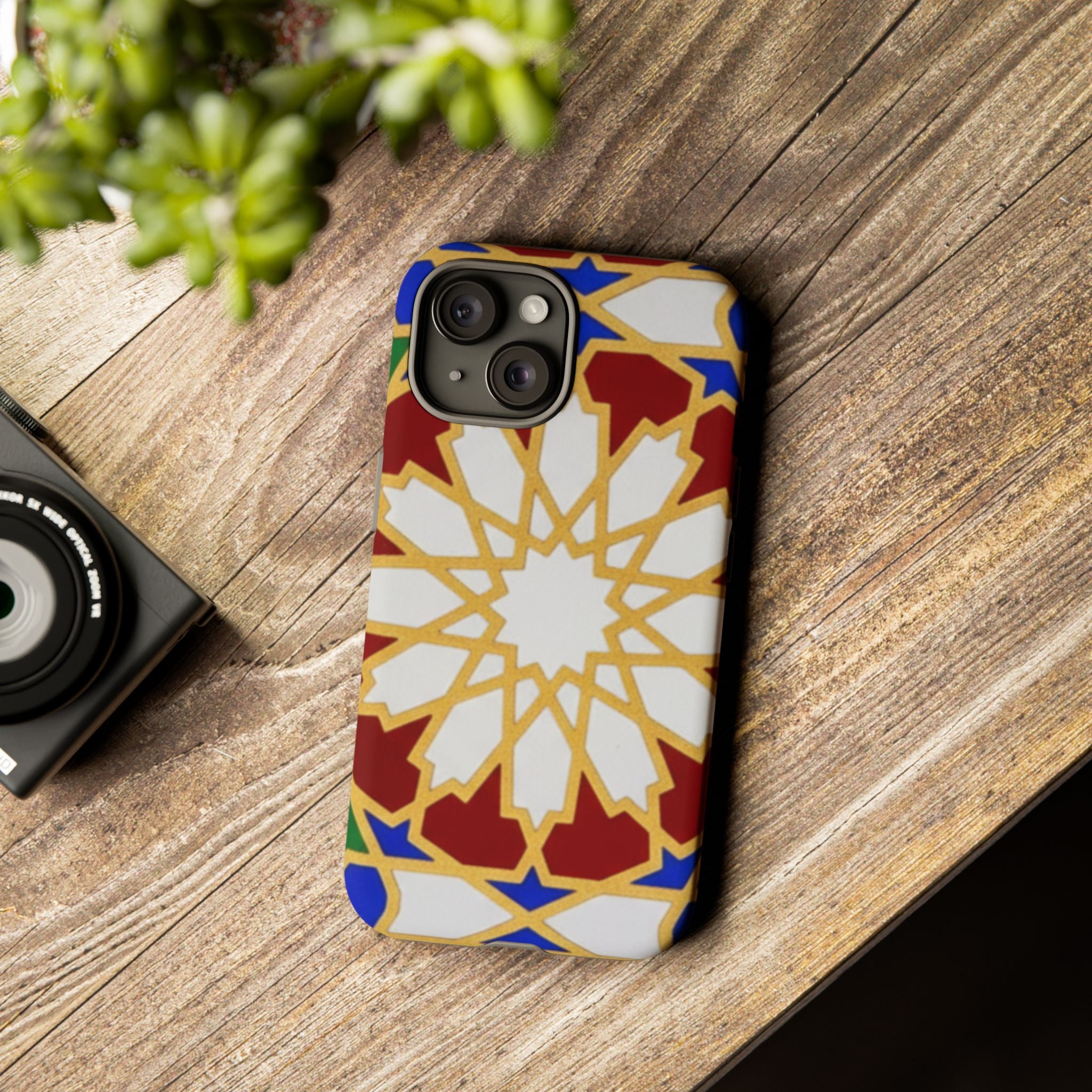 Geometric Moroccan Pattern Tough Case | Colorful Mosaic Phone Cover