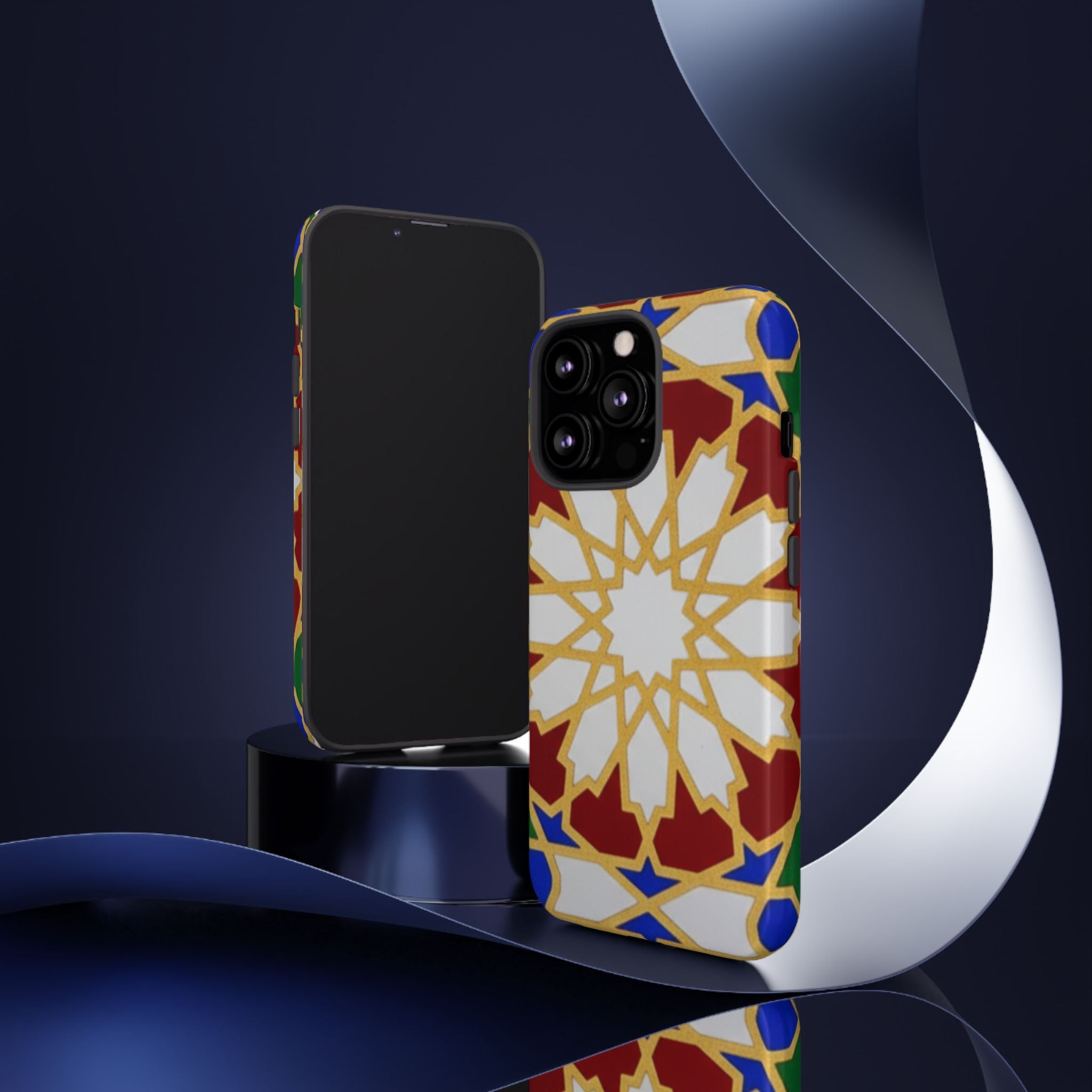 Geometric Moroccan Pattern Tough Case | Colorful Mosaic Phone Cover