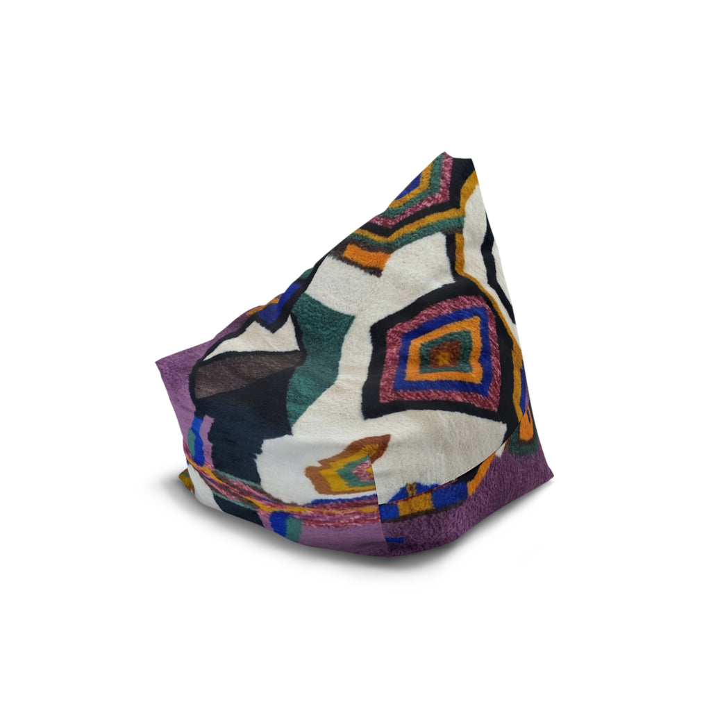 Bean Bag Chair Cover Berber Design | Colorful Hexagon Motif