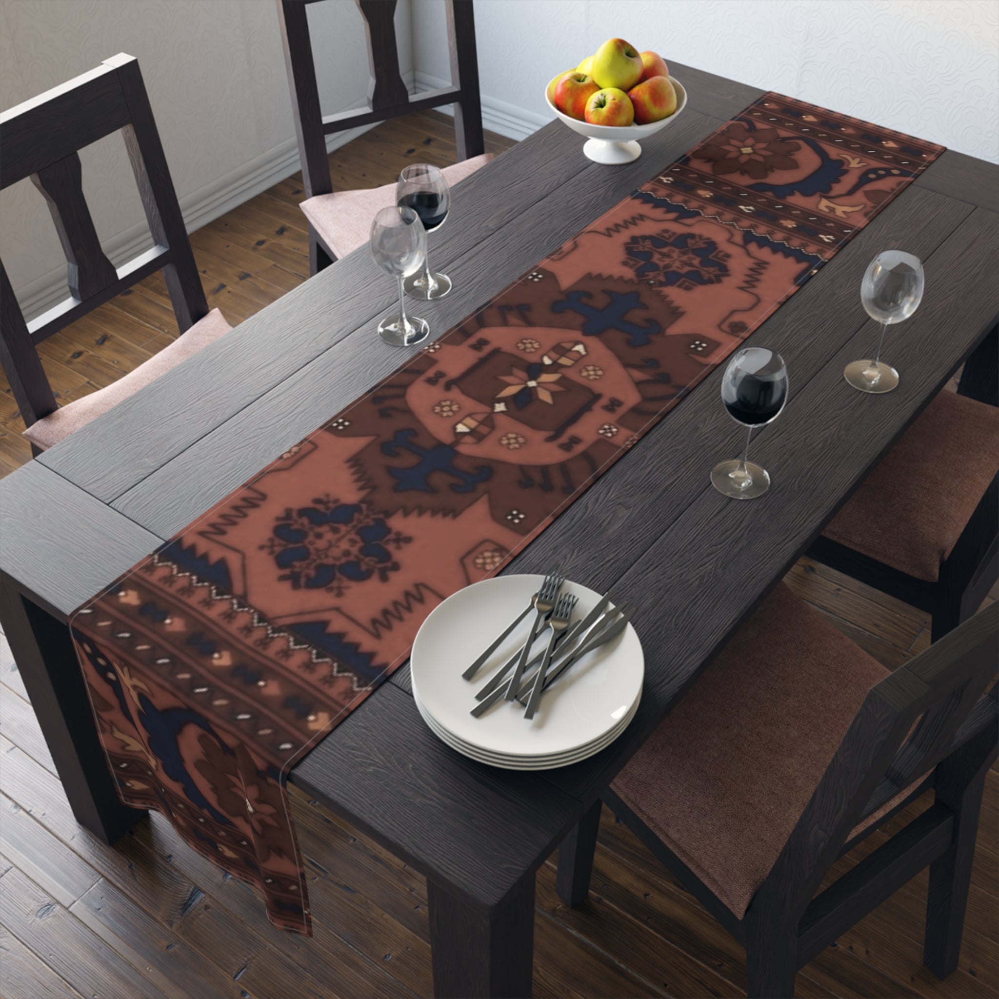 Boho Floral Table Runner | Persian Table Runner
