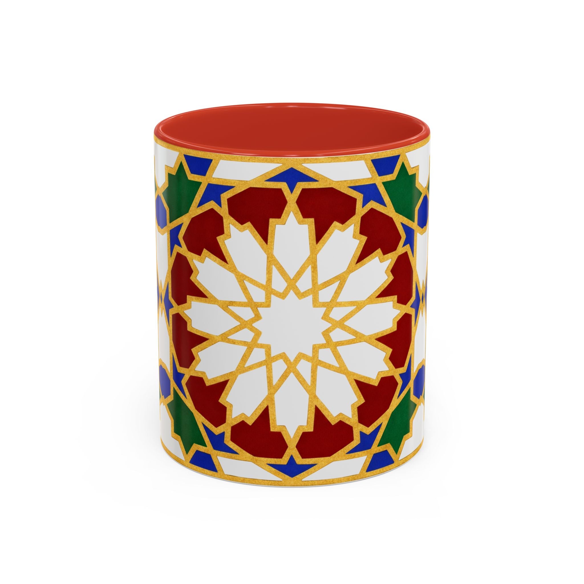 Geometric Moroccan Tile Mug | Accent Coffee Mug