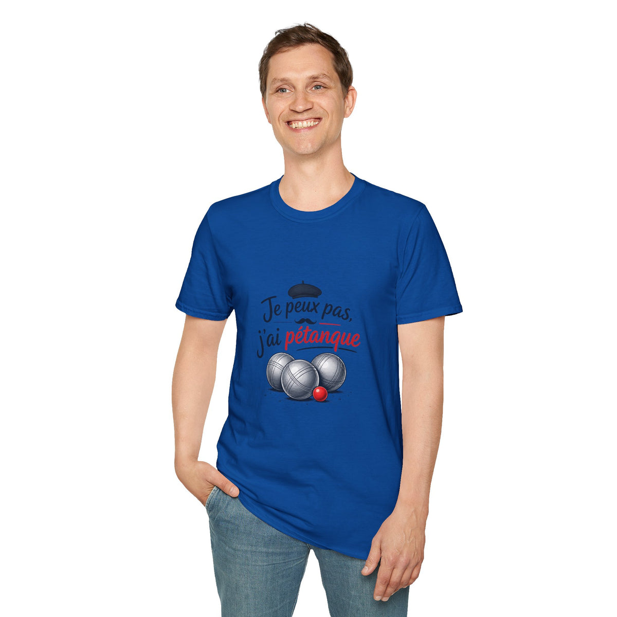 Je peux pas j'ai pétanque T-Shirt | French petanque design, boules graphic