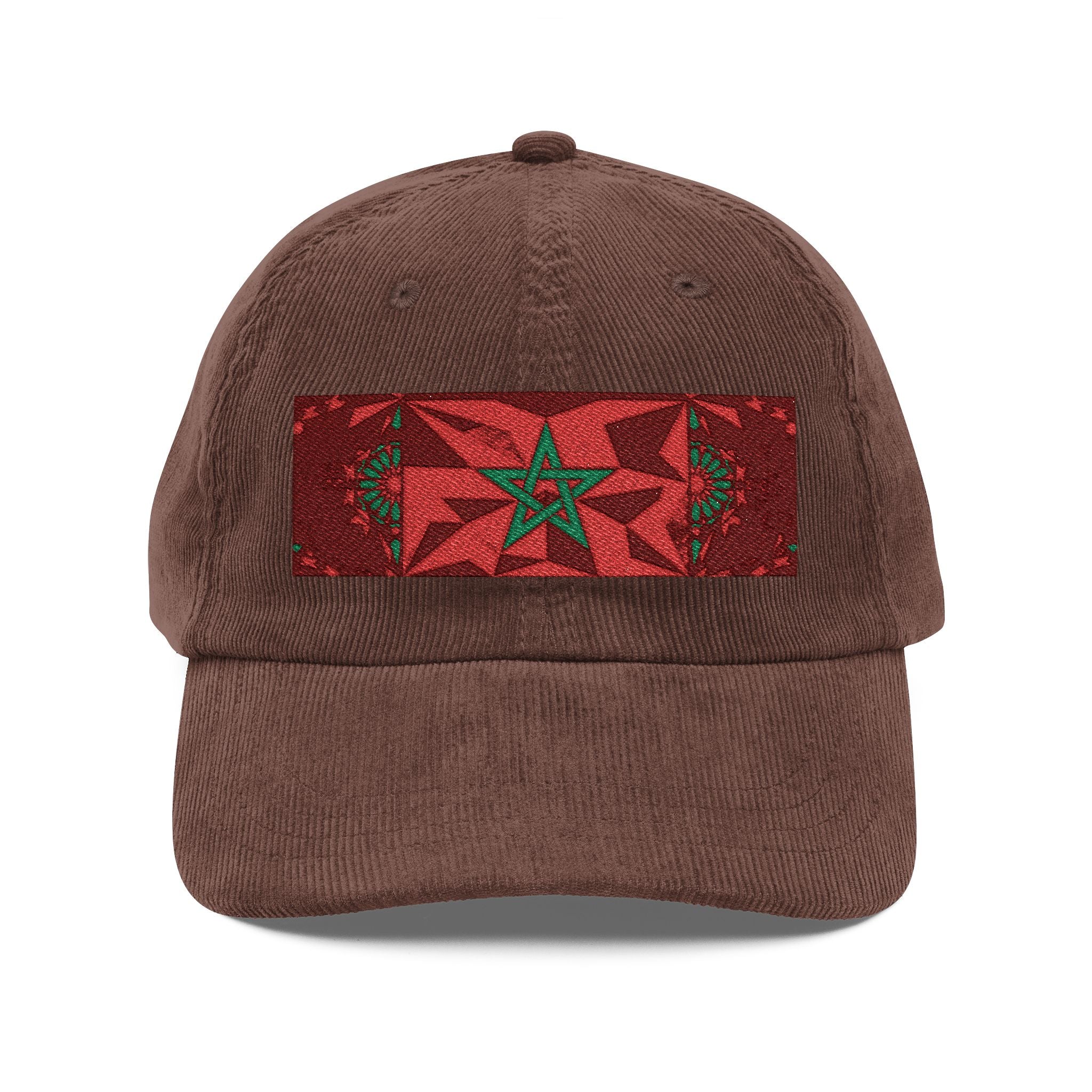 Vintage Morocco flag Cap | Corduroy Baseball Hat