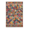 Colorful Geometric Diamond Pattern Area Rug | Moroccan Rug Berber Style