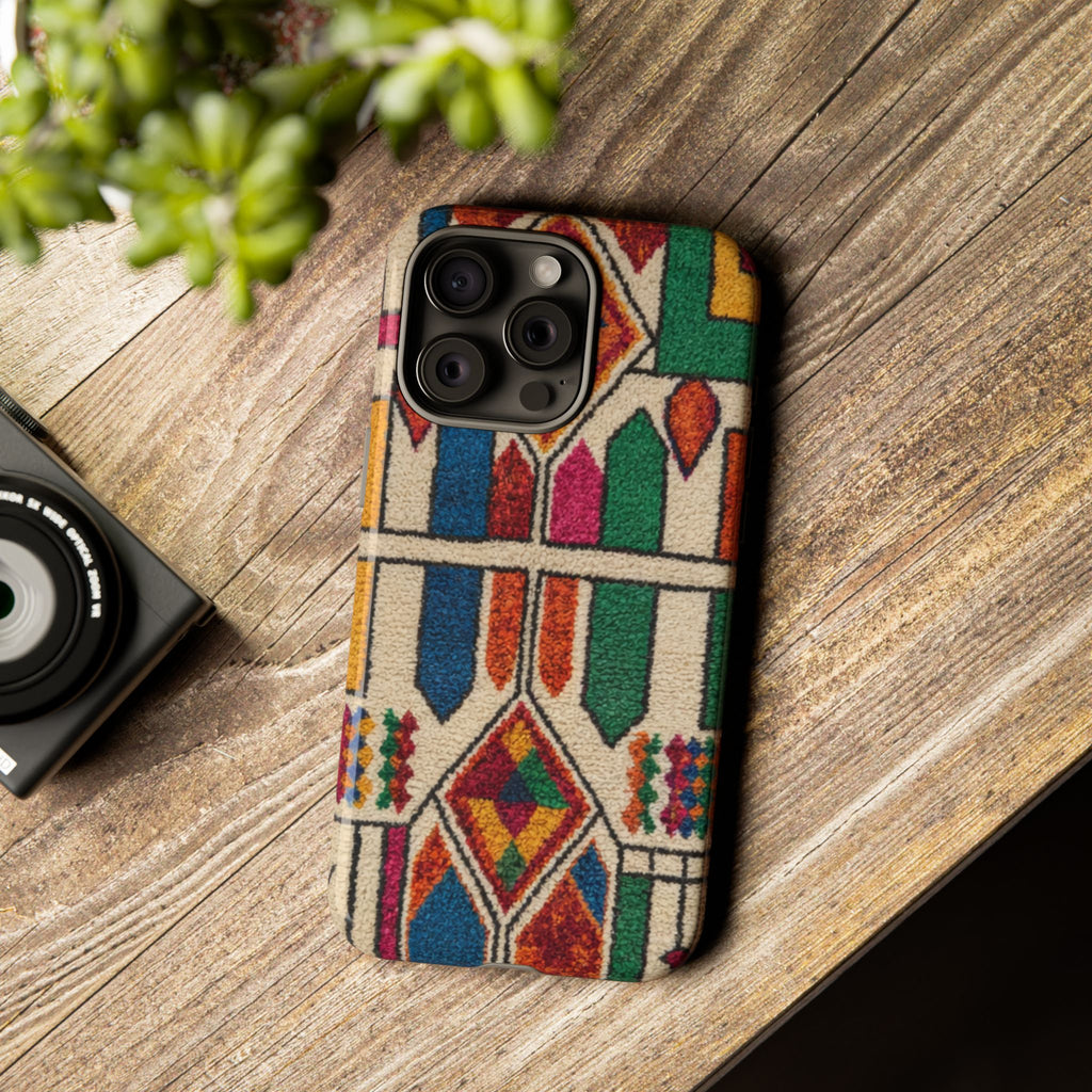 Colorful Moroccan Berber Pattern Phone Case | Tough Cases
