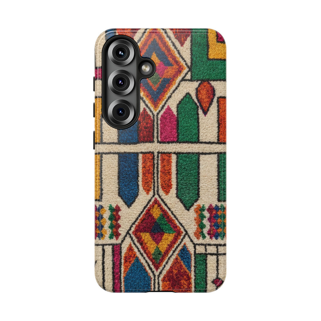 Colorful Moroccan Berber Pattern Phone Case | Tough Cases