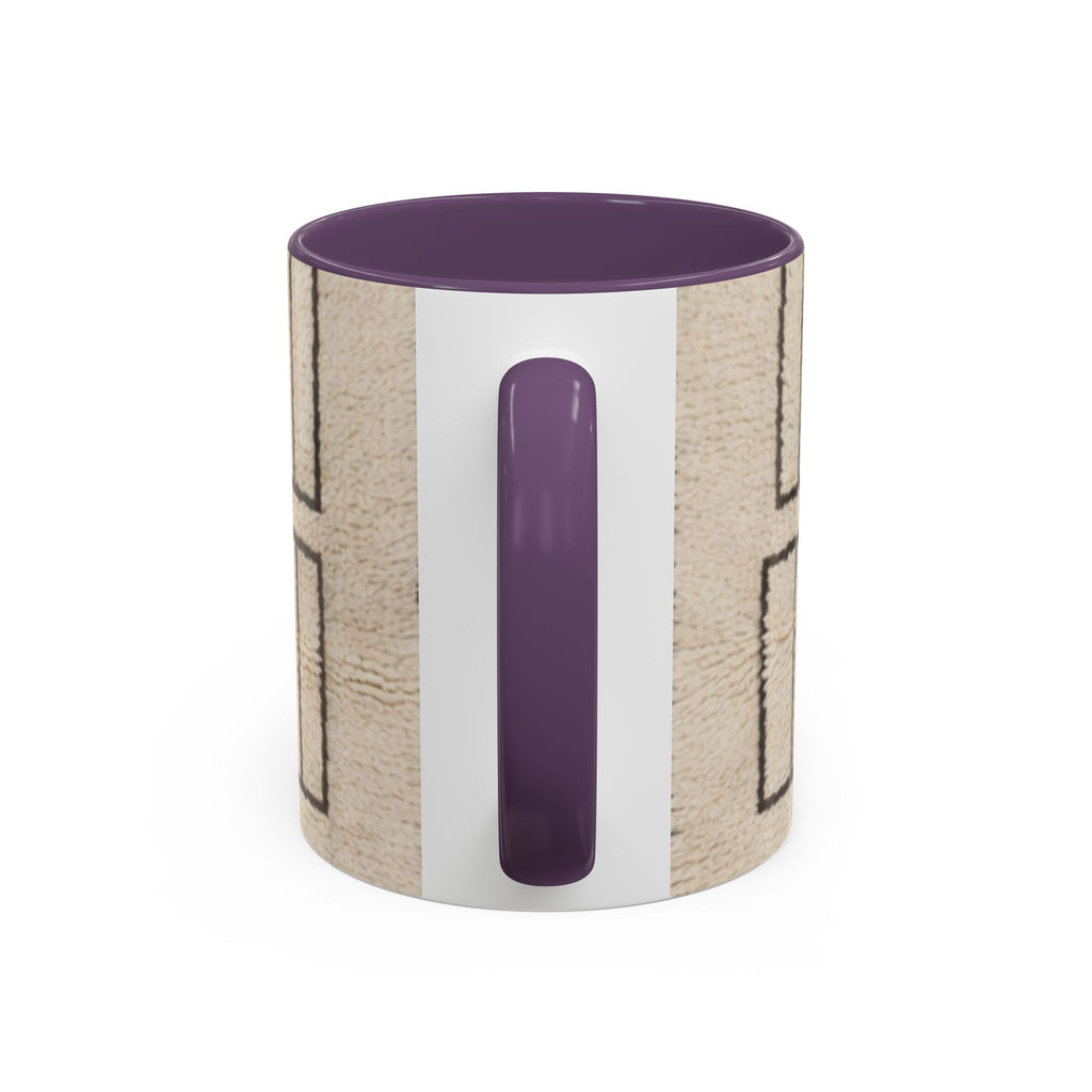 Neutral Geometric Pattern Mug | Accent Coffee Mug 11oz 15oz