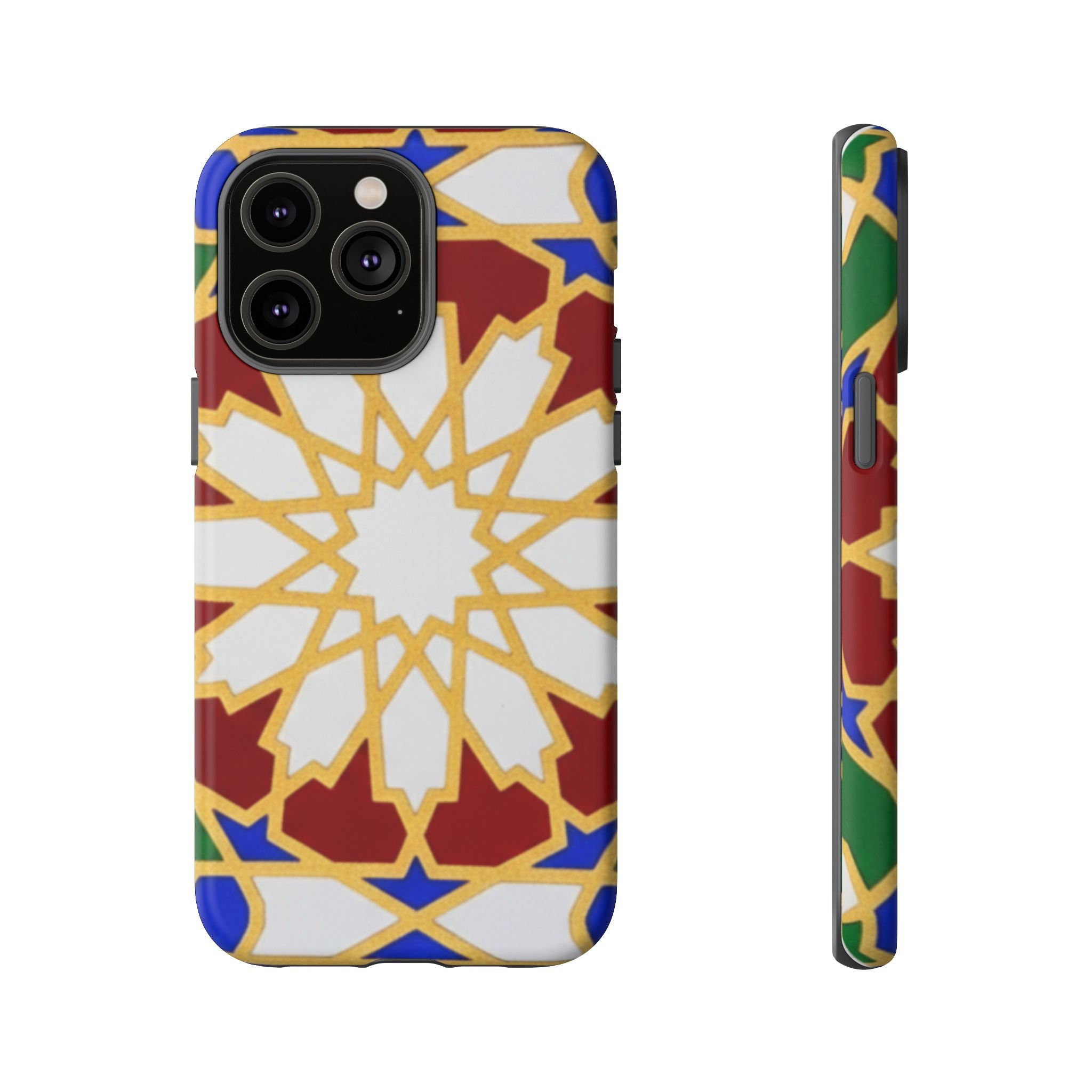Geometric Moroccan Pattern Tough Case | Colorful Mosaic Phone Cover