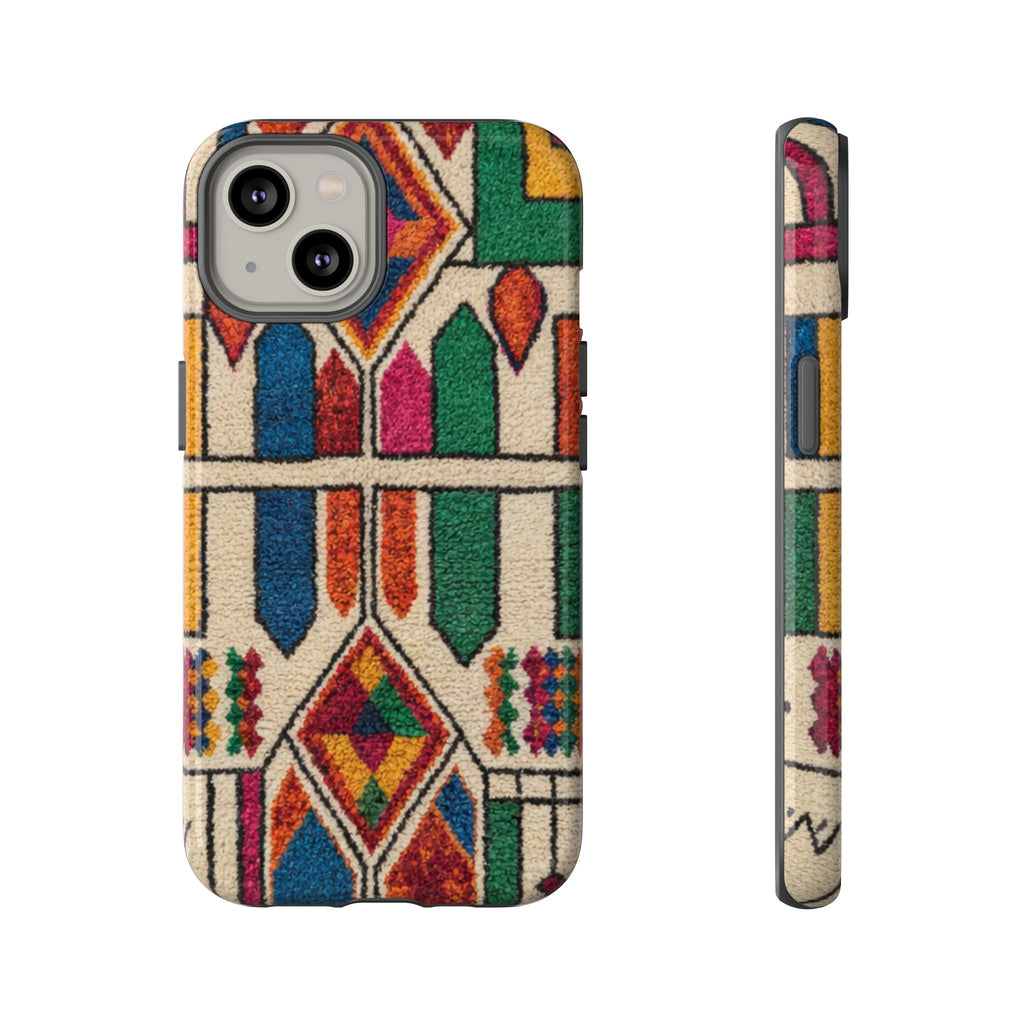 Colorful Moroccan Berber Pattern Phone Case | Tough Cases