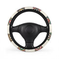 Colorful Geometric Arrows Car Steering Wheel Cover | Tribal Chevron Pattern