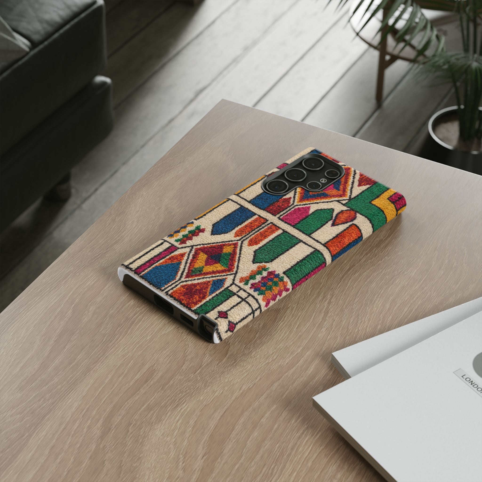 Colorful Moroccan Berber Pattern Phone Case | Tough Cases