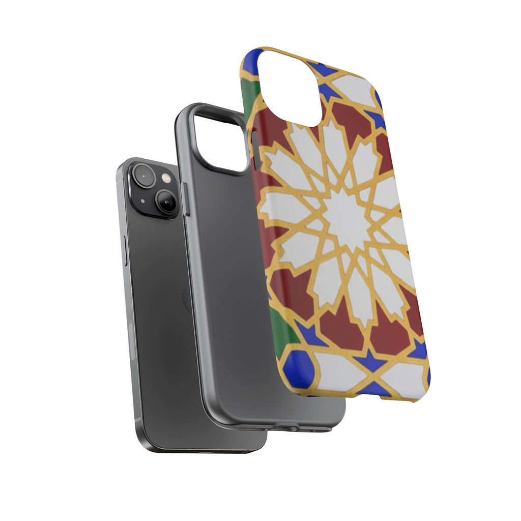 Geometric Moroccan Pattern Tough Case | Colorful Mosaic Phone Cover