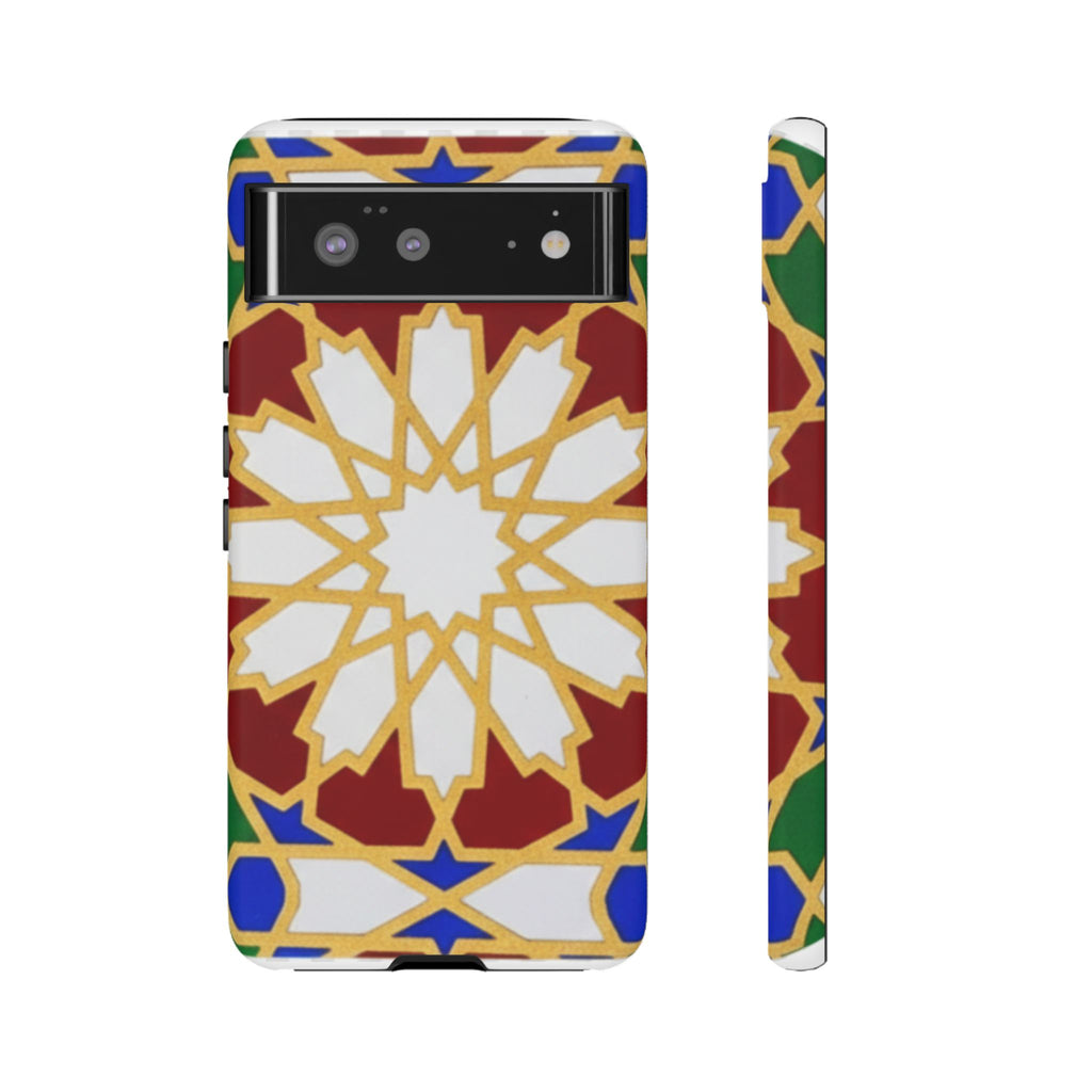 Geometric Moroccan Pattern Tough Case | Colorful Mosaic Phone Cover