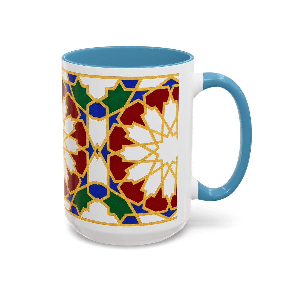 Geometric Moroccan Tile Mug | Accent Coffee Mug