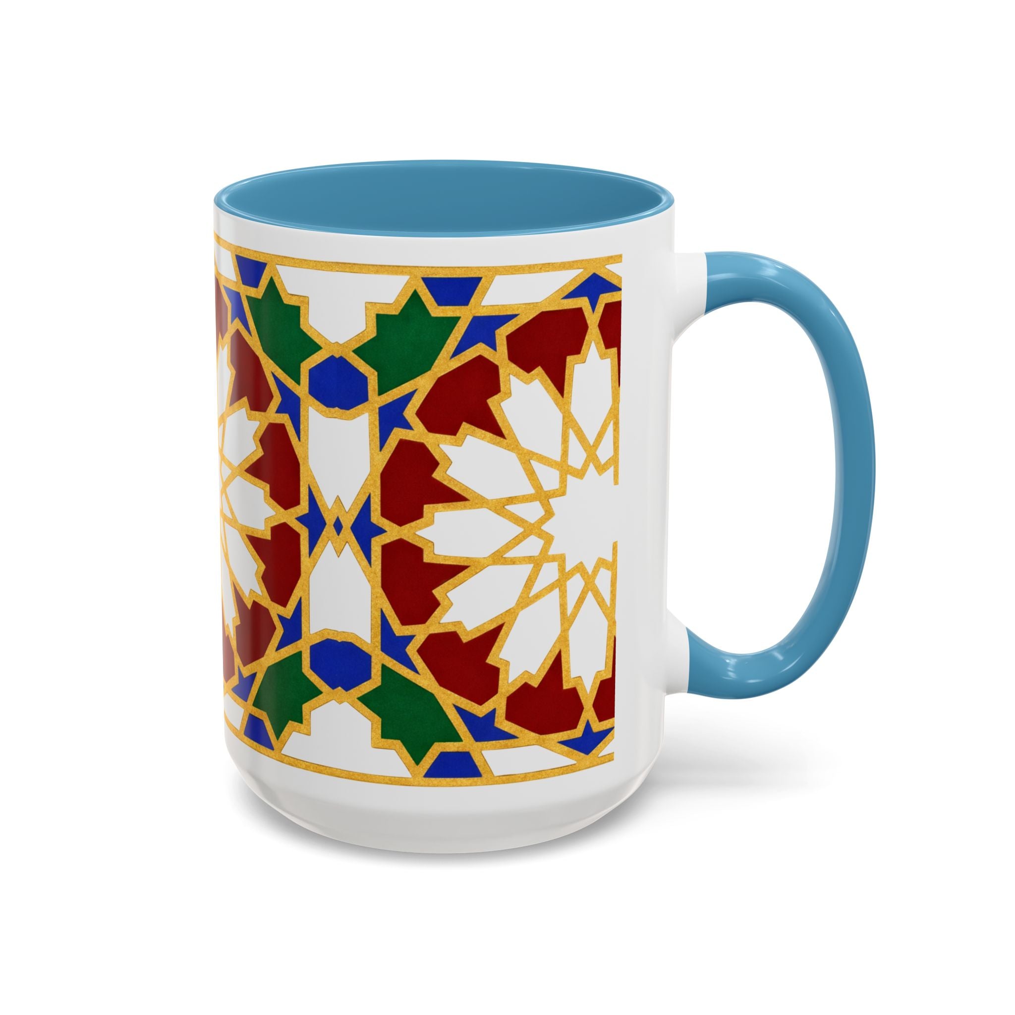 Geometric Moroccan Tile Mug | Accent Coffee Mug