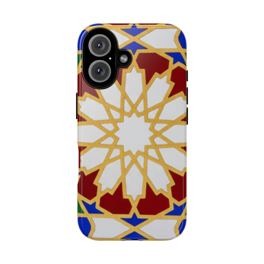 Geometric Moroccan Pattern Tough Case | Colorful Mosaic Phone Cover