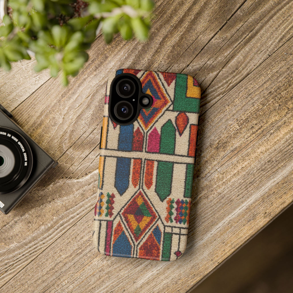 Colorful Moroccan Berber Pattern Phone Case | Tough Cases
